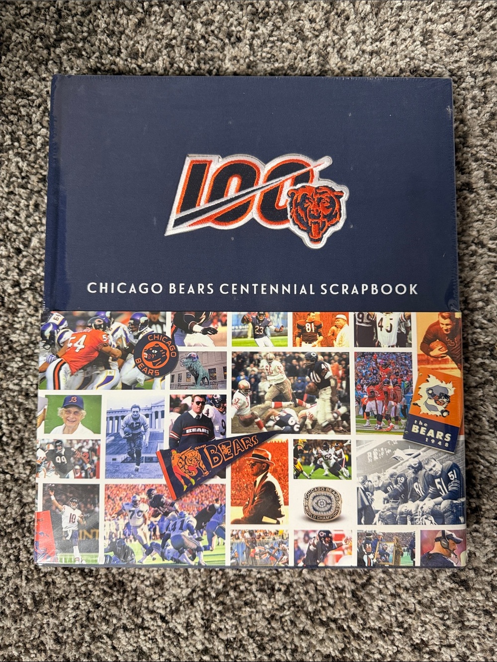 Centennial Scrapbook - Navy and Orange